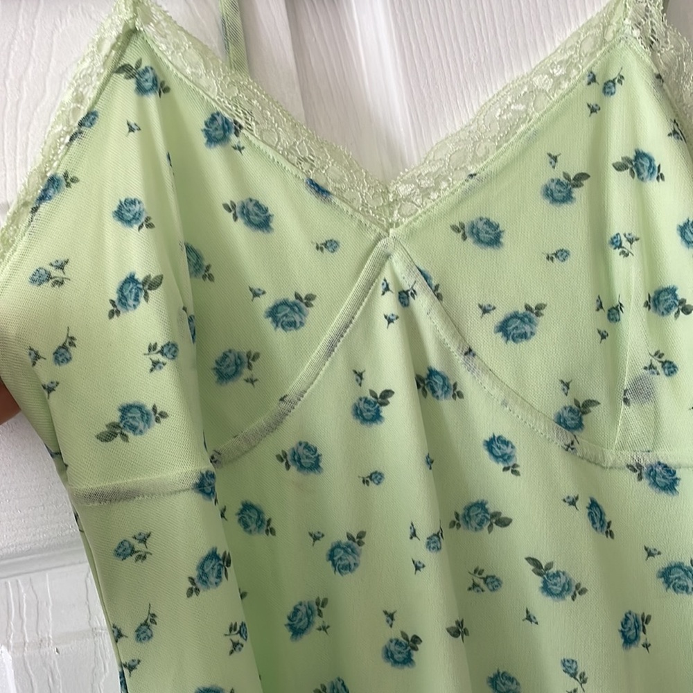 Floral printed slip dress